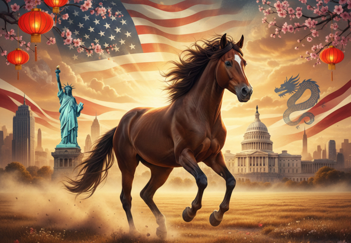 美国总统和国务卿马年新年贺词