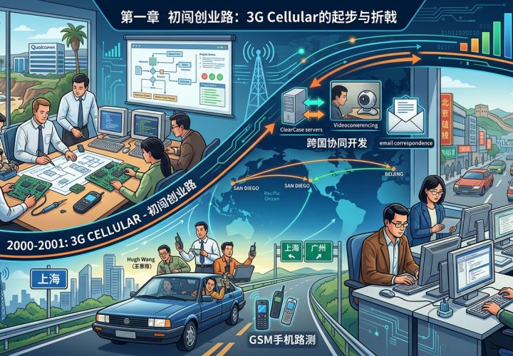 我的“后摩托罗拉”时代 – 投身全球化的浪潮 （一） 初闯创业路：3G Cellular的起步与折戟