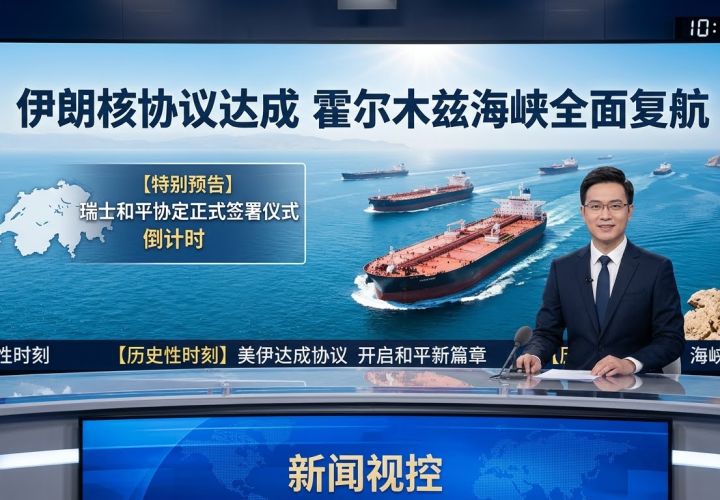 美国与伊朗达成一项“和平协议”，霍尔木兹海峡重新开放