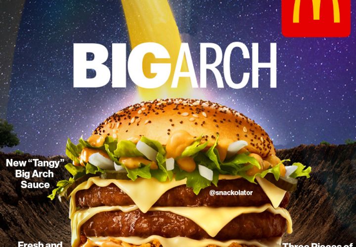 麦当劳即将推出“巨无霸拱门汉堡”