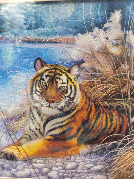 Embroidery Tiger