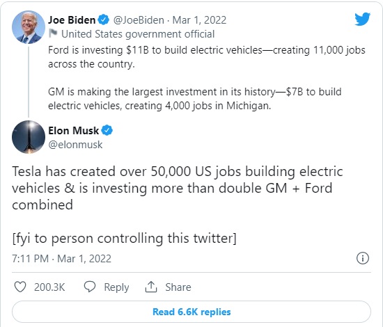 03 02 comments on Biden EV speech Musk