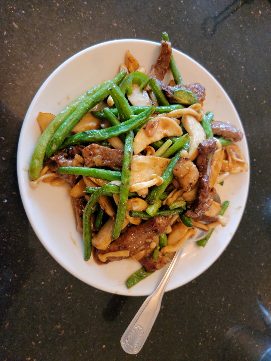 05 13 Ribeye Steak with String Beans