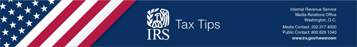 05 18 IRS Tax Tip Headline Image