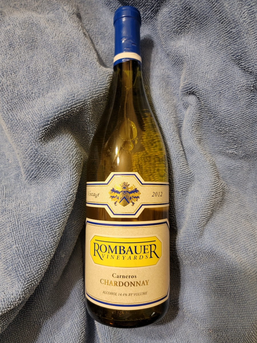 05 26 Carneros Chardonnary Rombauer Wineyard