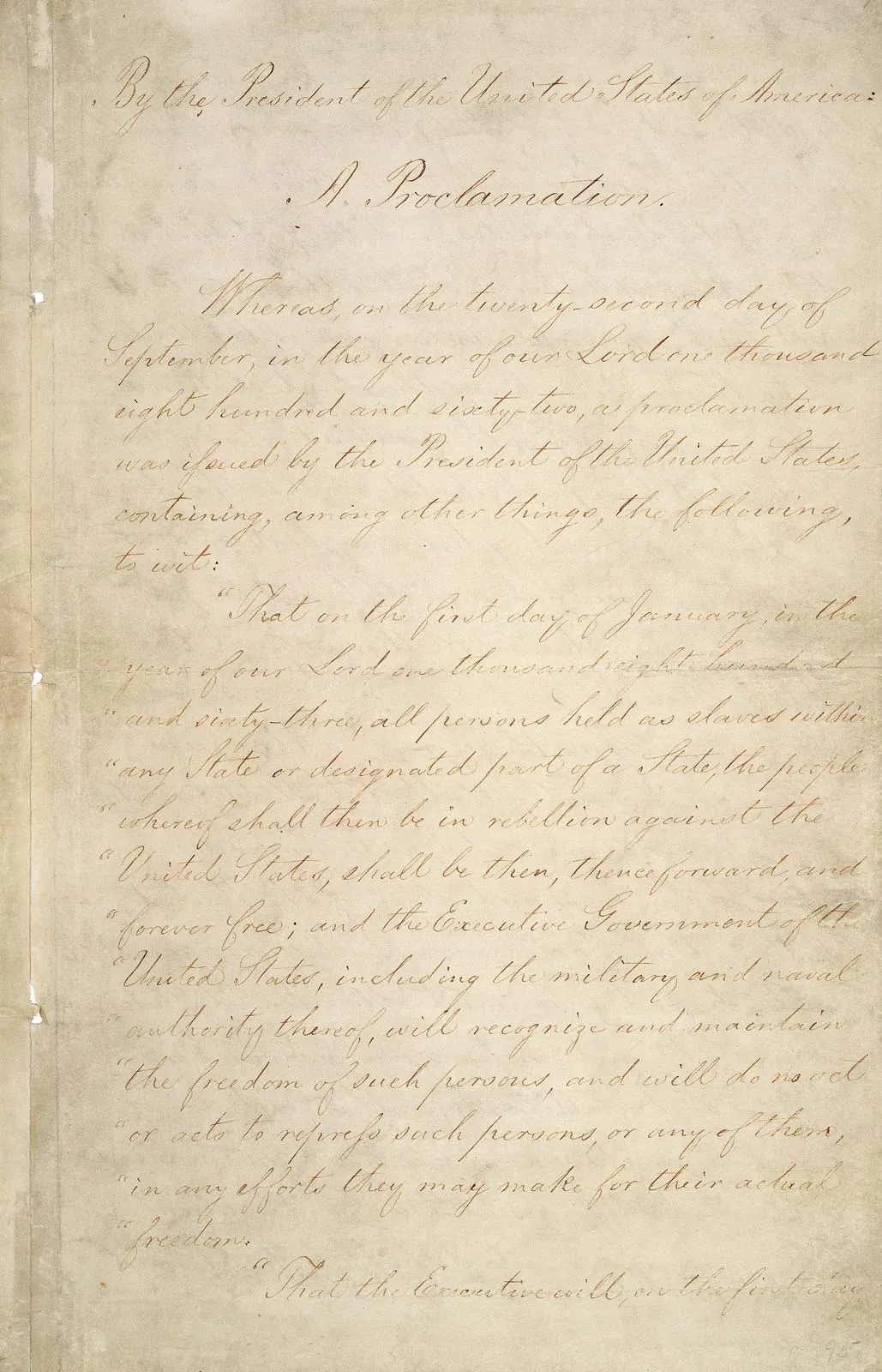 06 20 Emancipation Proclamation