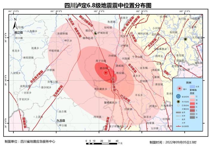 09 06 China earthquake map