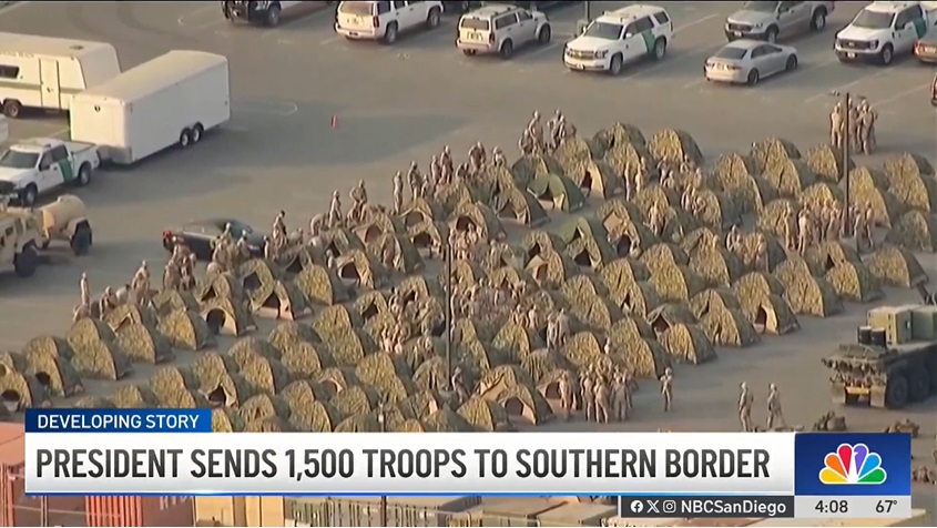 2025 01 25 troop in SD border